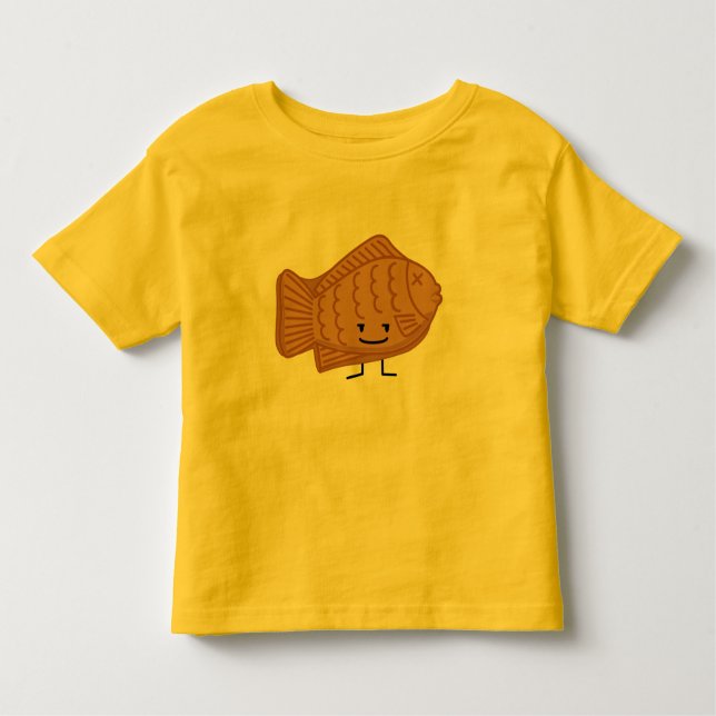 Mat för Taiyaki japan Fisk-Formad tårtafestival T-shirt (Framsida)