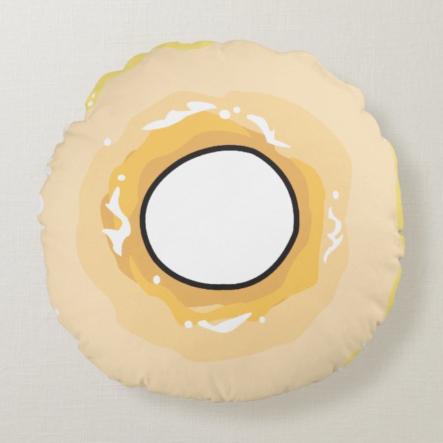 Mat för tankedrömmar av Donuts_Totally Sweet! Rund Kudde (Framsidan)