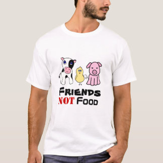 Mat för vänner inte t-shirt
