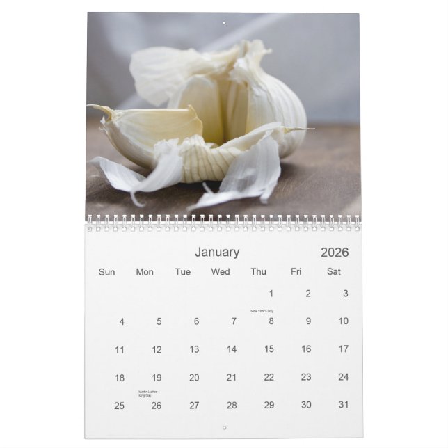 Mat + Fotografi 2009 Kalender (Jan 2026)