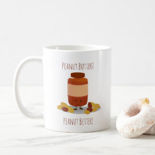 Mat från Cute Peanut Butter Burk Kaffemugg