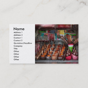 Mat - godis - choklad täckte allt visitkort