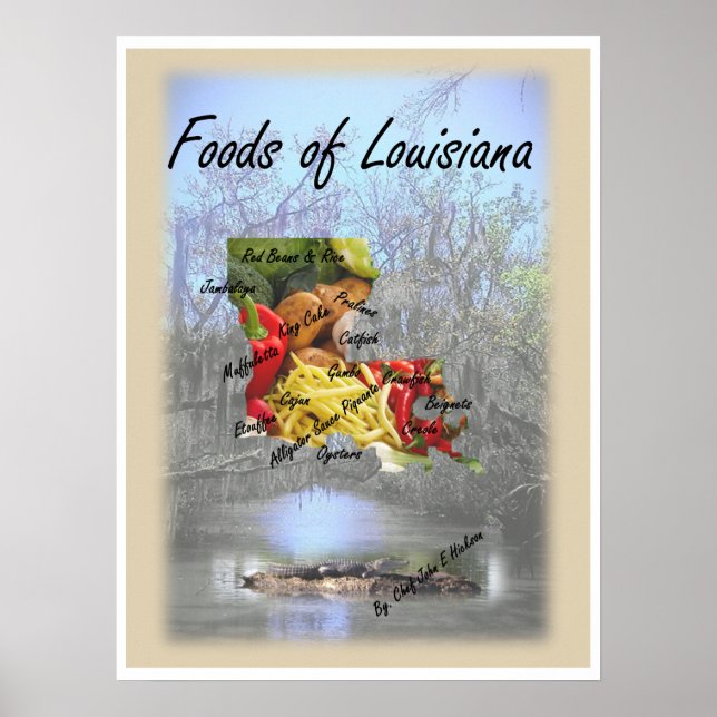 Mat i Louisiana Poster (Framsidan)