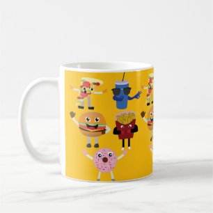 Mat Karaktärer Kaffemugg
