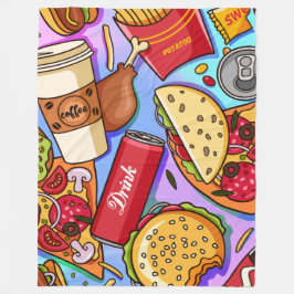 mat kärlek fleecefilt