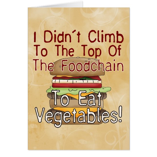 Mat kedjar hälsningskort (Framsidan)