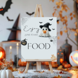 Mat Little Boo Baby Shower Halloween Poster