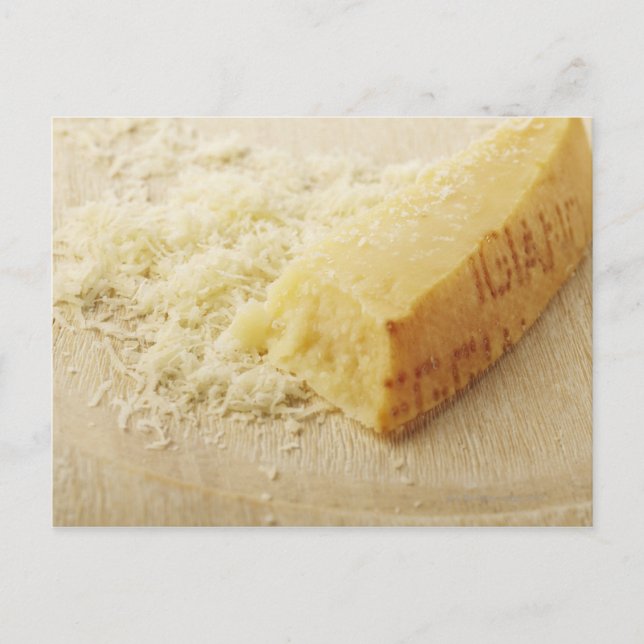 Mat, mat och dryck, ost, parmesan, riven vykort (Framsida)