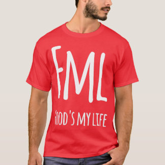 Mat min livsmat älskare t shirt