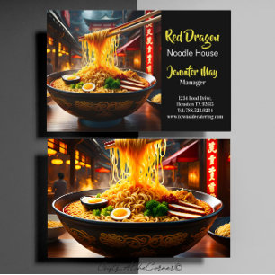Mat Nudelhus Restaurang Visitkort