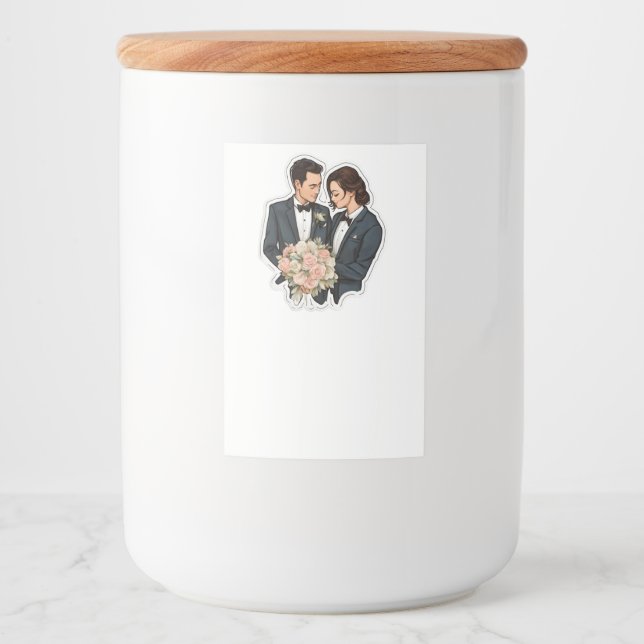 Mat- och dryckesetikett mat etikett (Framsida)