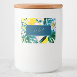 Mat- och dryckesetikett mat etiketter