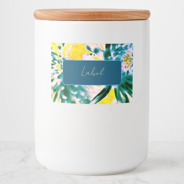 Mat- och dryckesetikett mat etiketter (Framsida)