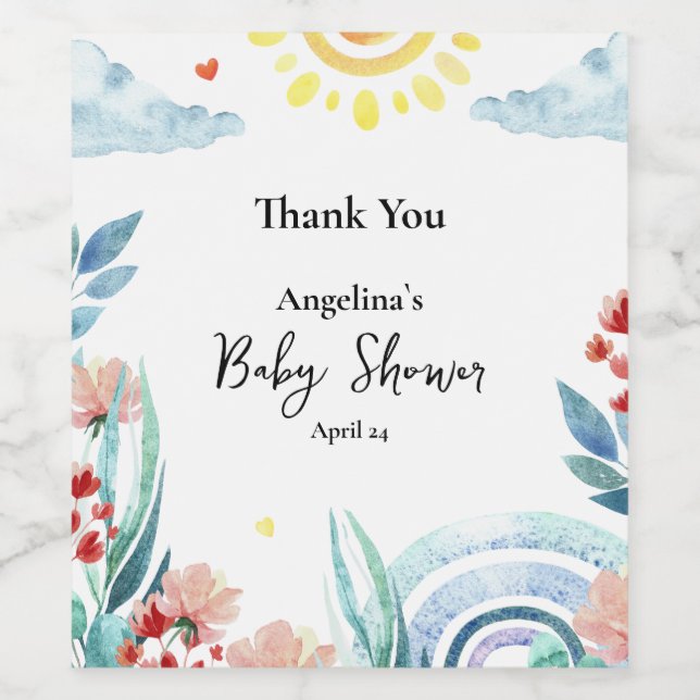 Mat- och dryckesetikett med design vinflaska etikett (Singel etikett)