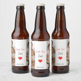 Mat- och dryckesetikett ölflaska etikett