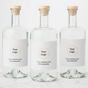 Mat- och dryckesetikett spritflaskor etikett