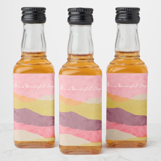 Mat- och dryckesetikett spritflaskor etikett (Flaskor)