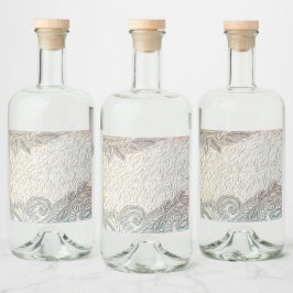 Mat- och dryckesetikett spritflaskor etikett