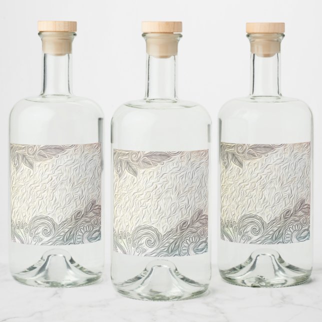 Mat- och dryckesetikett spritflaskor etikett (Flaskor)