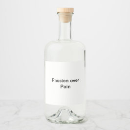 Mat- och dryckesetikett spritflaskor etikett