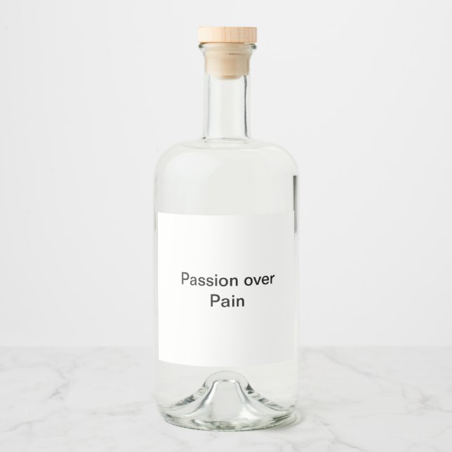 Mat- och dryckesetikett spritflaskor etikett (Framsida)