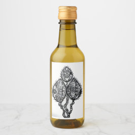 Mat- och dryckesetikett vinetikett