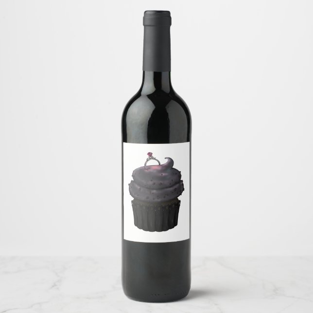 Mat- och dryckesetikett vinflaska etikett (Framsida)