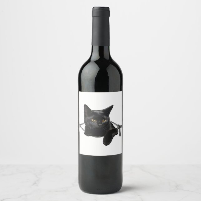 Mat- och dryckesetikett vinflaska etikett (Framsida)