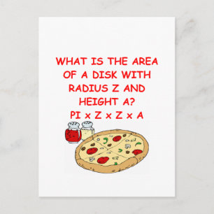 Mat och pizza vykort
