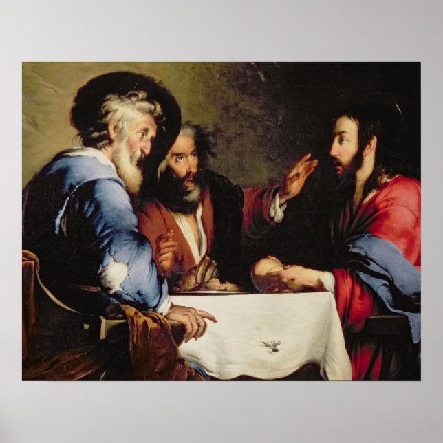Mat på Emmaus Poster (Framsidan)