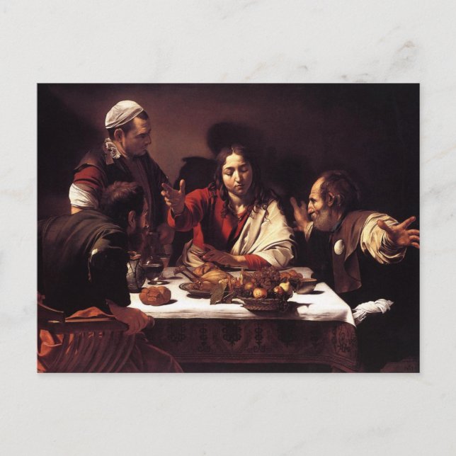 Mat på Emmaus Vykort (Framsida)