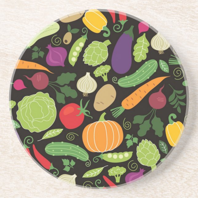 Mat på en svart bakgrund underlägg (Framsidan)