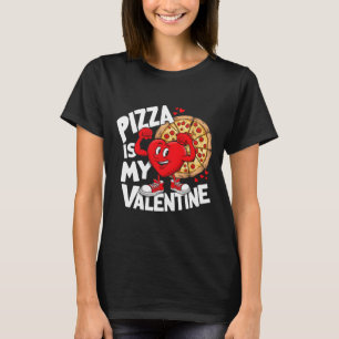 Mat Pizza är min hjärtans starka hjärt-membranvale T Shirt