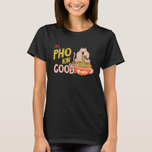 Mat Puns Katt Pho Skål Vietnamesisk Mat Pho Soppa T Shirt