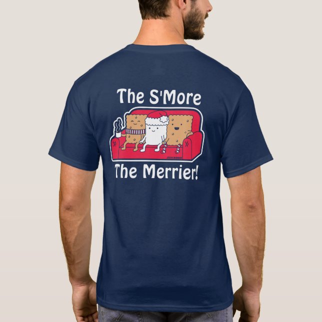 Mat-Throuple-julen med en roligare Tecknad T Shirt (Baksida)