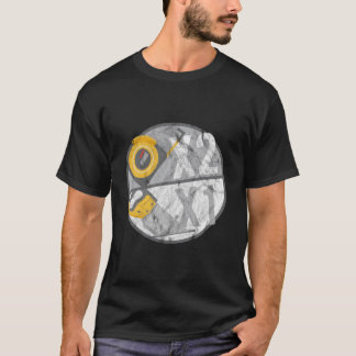 Mät Två Gånger Skär En Gång Pappas Snickeri Träbea T Shirt