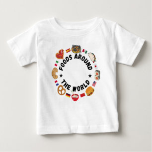 Mat värld runt t shirt
