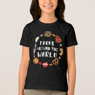 Mat värld runt t shirt