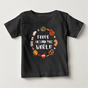 Mat värld runt t shirt