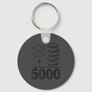 Mata 5000 Mirakel Jesus Matte Kristet Roligt Bibli Nyckelring
