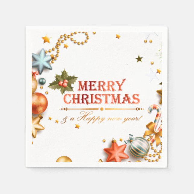 Mata alla Crishtmas. Pappersservett (Framsidan)