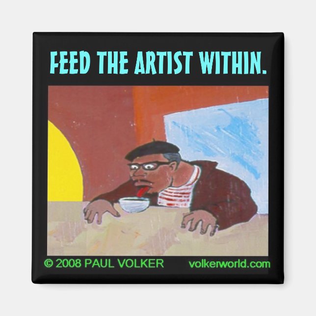 MATA ARTISTEN INOM. $3,00 MAGNET (Framsidan)
