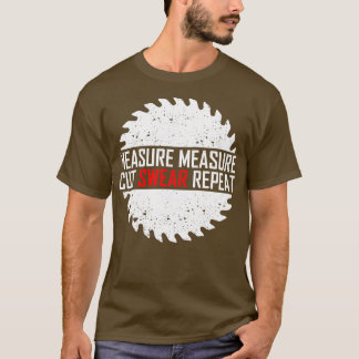 Mäta åtgärden Klipp ut svensk repetering T Shirt