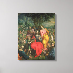 Mata av de fem tusenna, c.1590 canvastryck