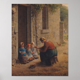 Mata barn, 1850 poster