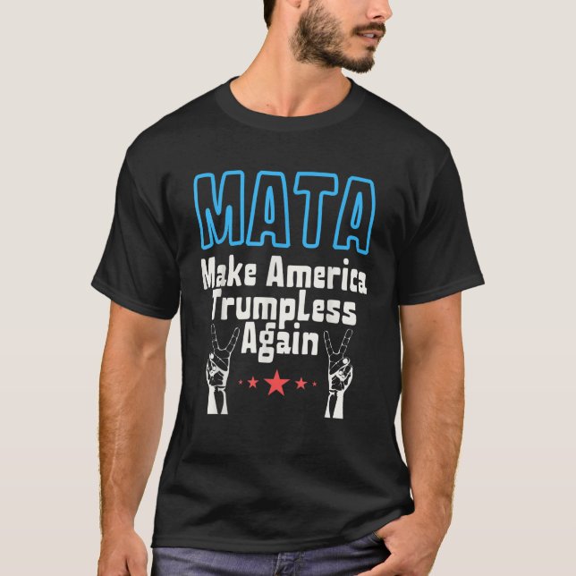 MATA-Behållan gör Amerika till en trumlare än en g T Shirt (Framsida)