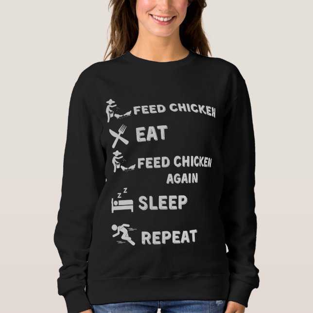 Mata Chicken Smart Chicken Egg T Shirt (Framsida)