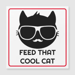 Mata den Coolan Cat Pet Matande Reminder Magnet