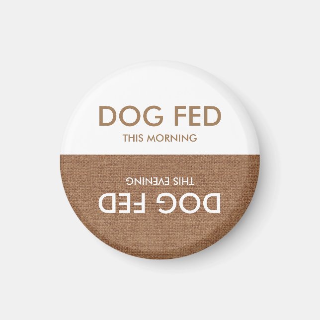 Mata den Hund! En påminnelse på kvällstid Magnet (Framsidan)