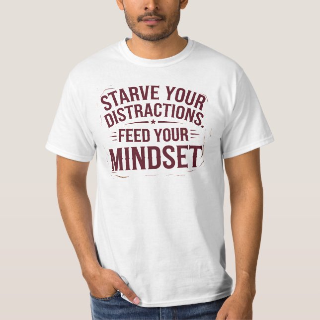 Mata din disciplinära motivering t shirt (Framsida)